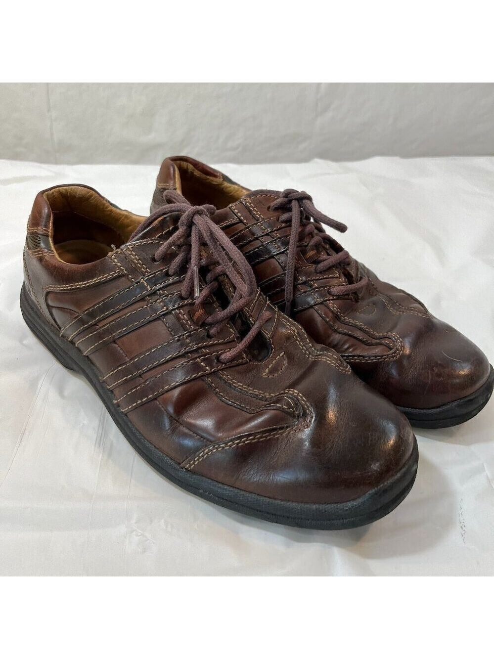 Johnston & Murphy XC4 System Sheepskin Oxfords SIZE 9